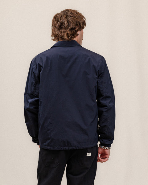 Navy Godspeed Coach Jacket | Men's Outerwear, Layering – P&Co