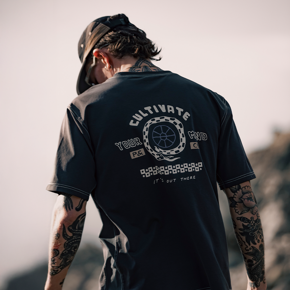 Charcoal Mindset Trail T-Shirt T-shirt | Men's T-Shirts ‐ P&Co - A