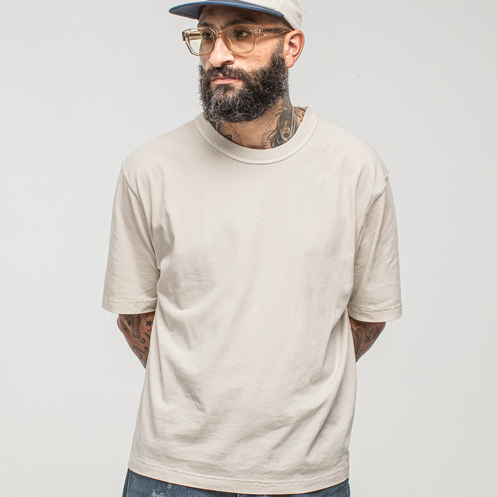 Men's Mudcloth White Oversized Box Shirt main image 1