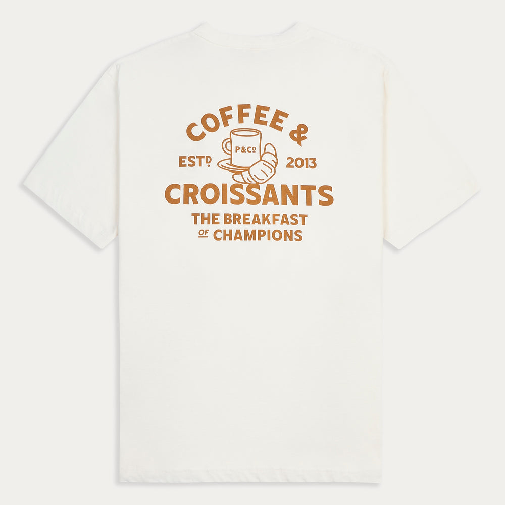 Champs Tee Shirt Champ Coupon Code Coffee Croissants White Men's