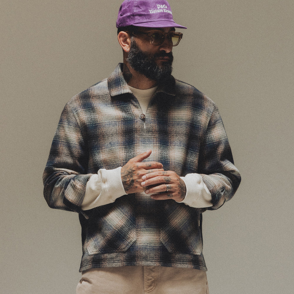 Coastal Plaid Venture Smock | Men's Shirting, Layering ‐ P&Co - A