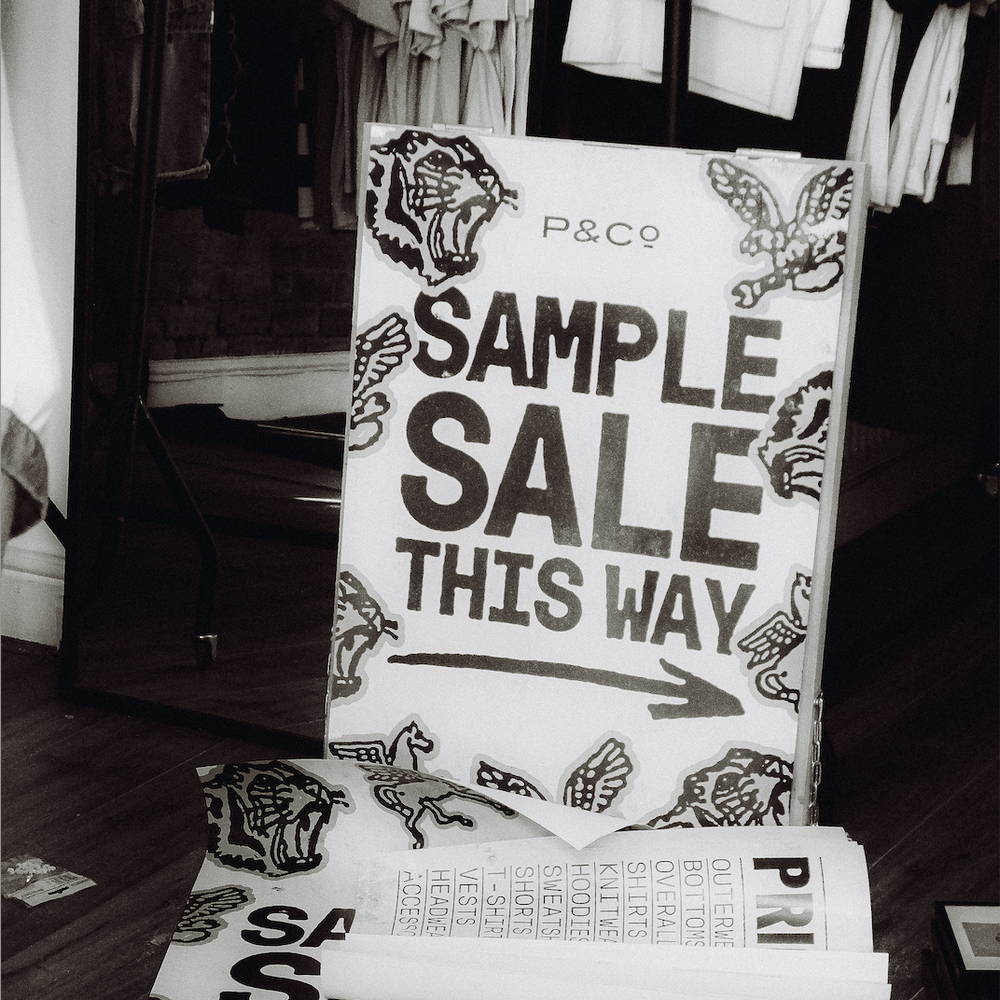 Behind Sample Behind the Scenes: Our Biggest Ever Sample Sale & P&Co - A Mindset For ...