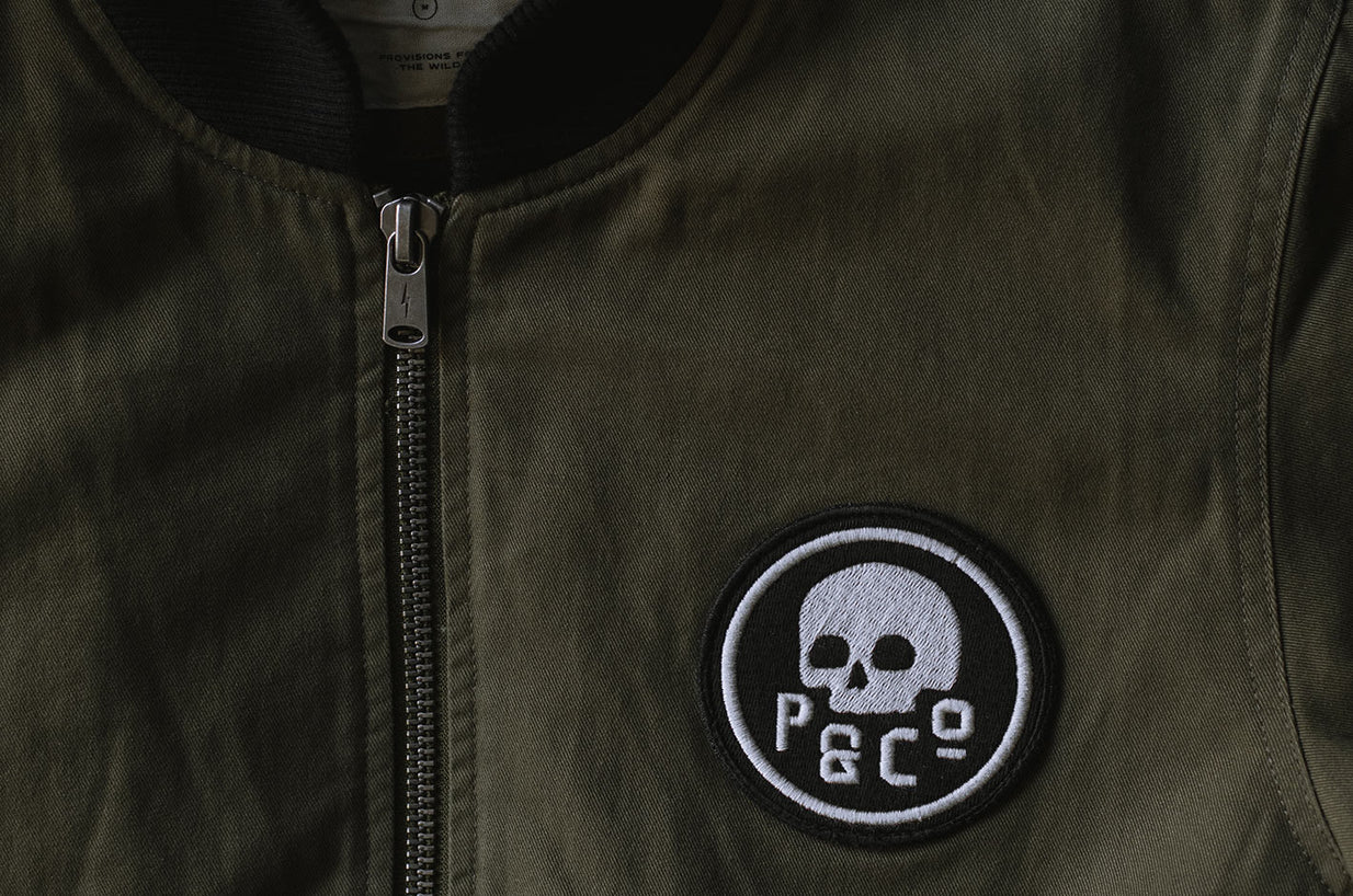 Sherpa Lined Bomber Jacket Feature