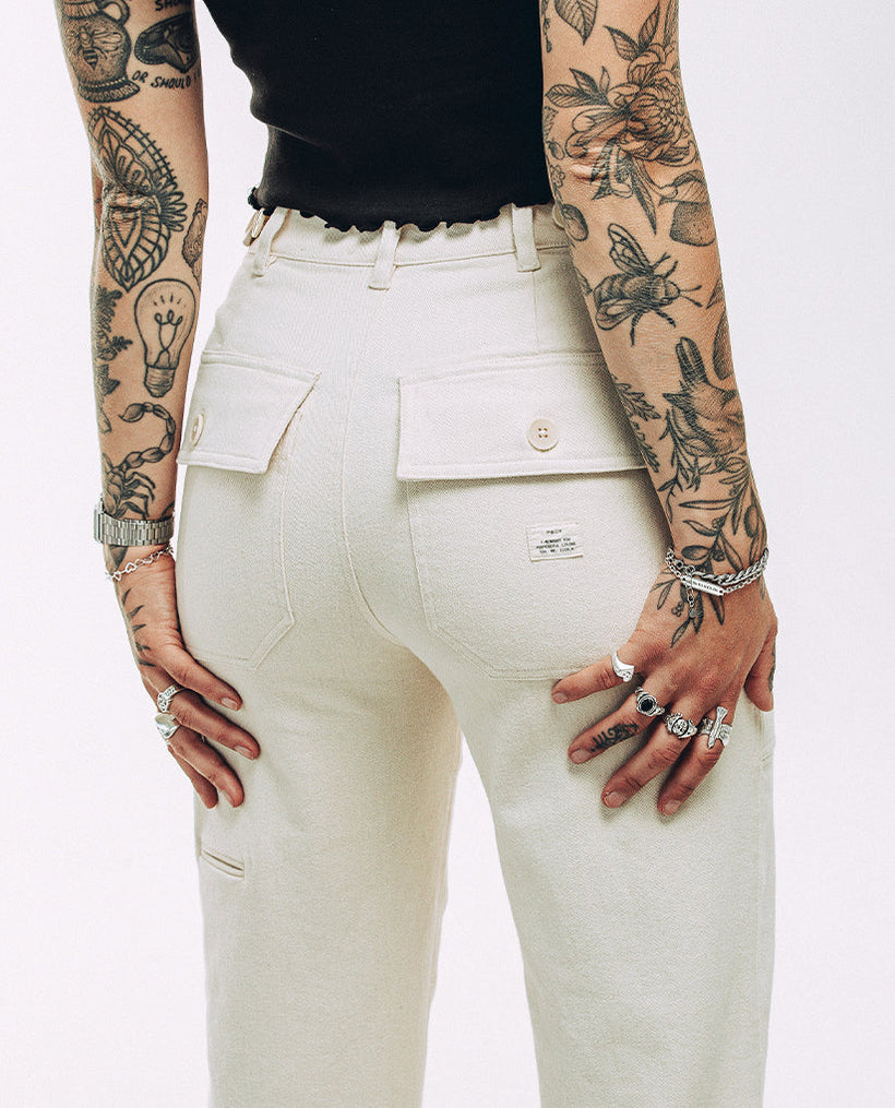 Women's Cream Trousers