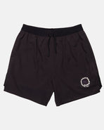 Mindset 2-in-1 Trail Short - Black & Plum