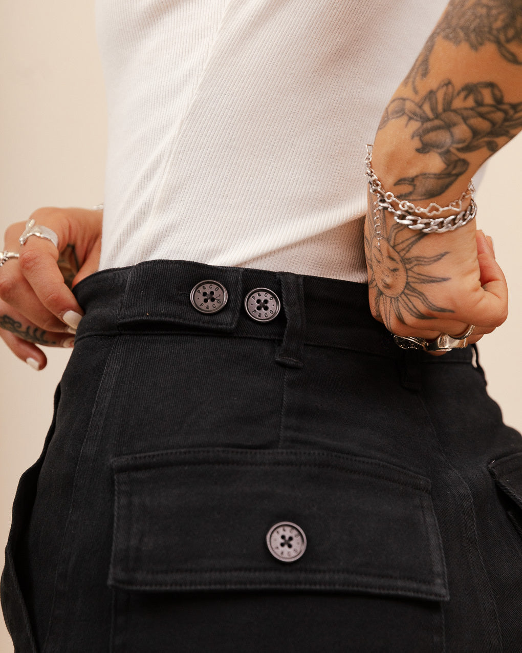 304 Service Fatigue Pants - Black