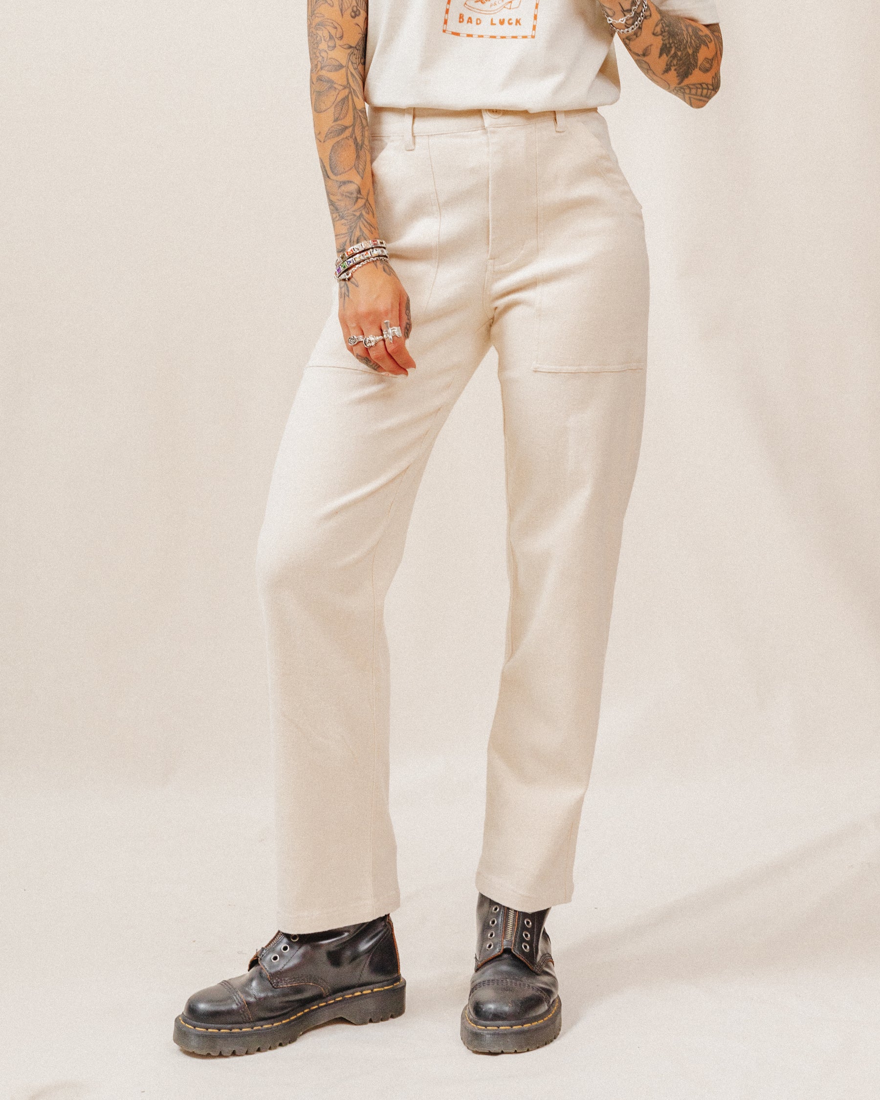 304 Service Fatigue Pants - Ecru