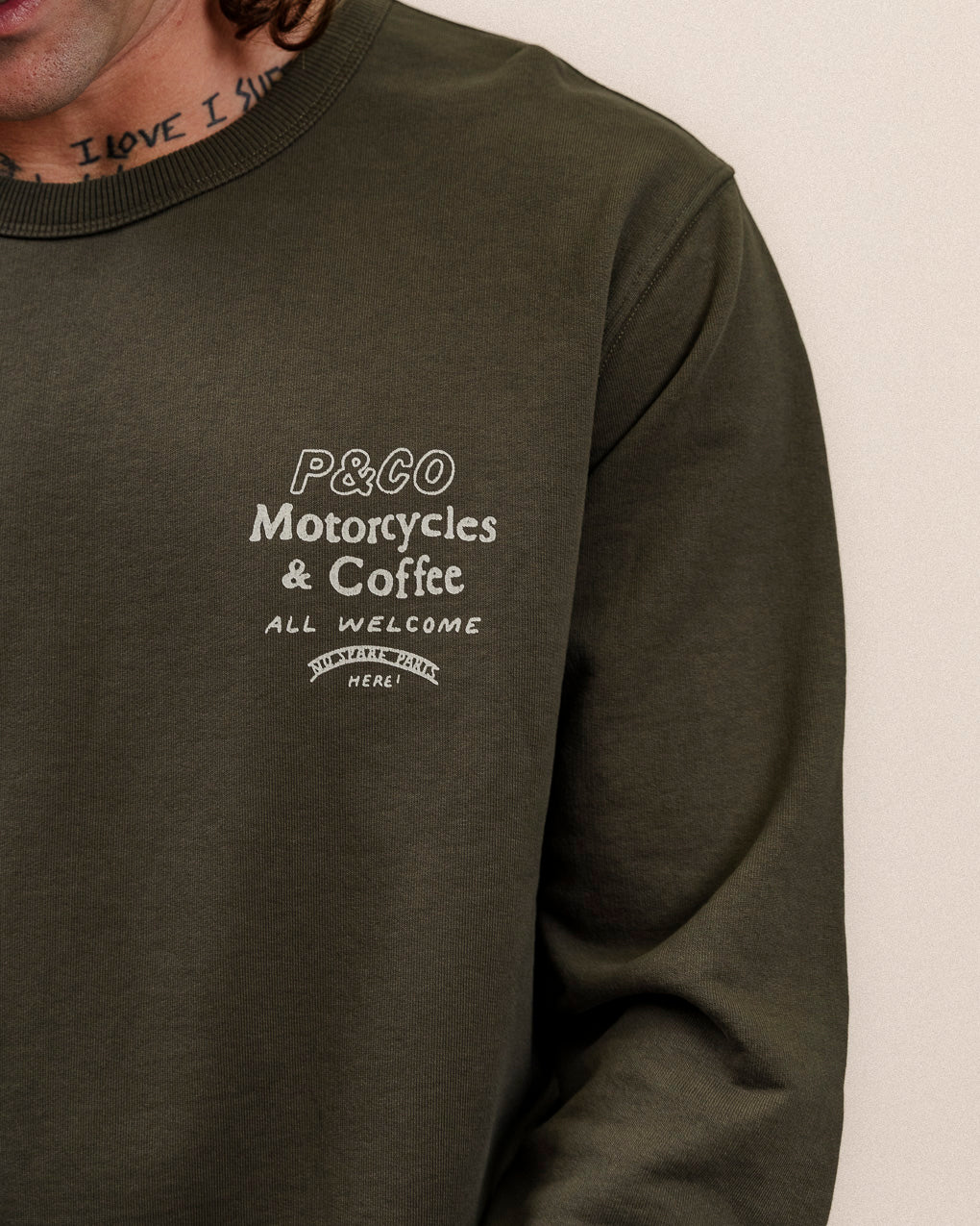 No Spare Parts Sweatshirt - Khaki