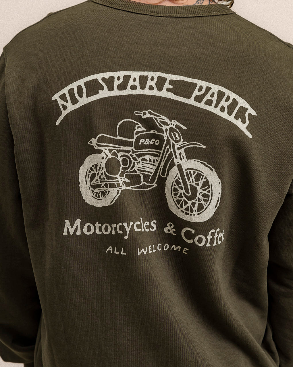 No Spare Parts Sweatshirt - Khaki