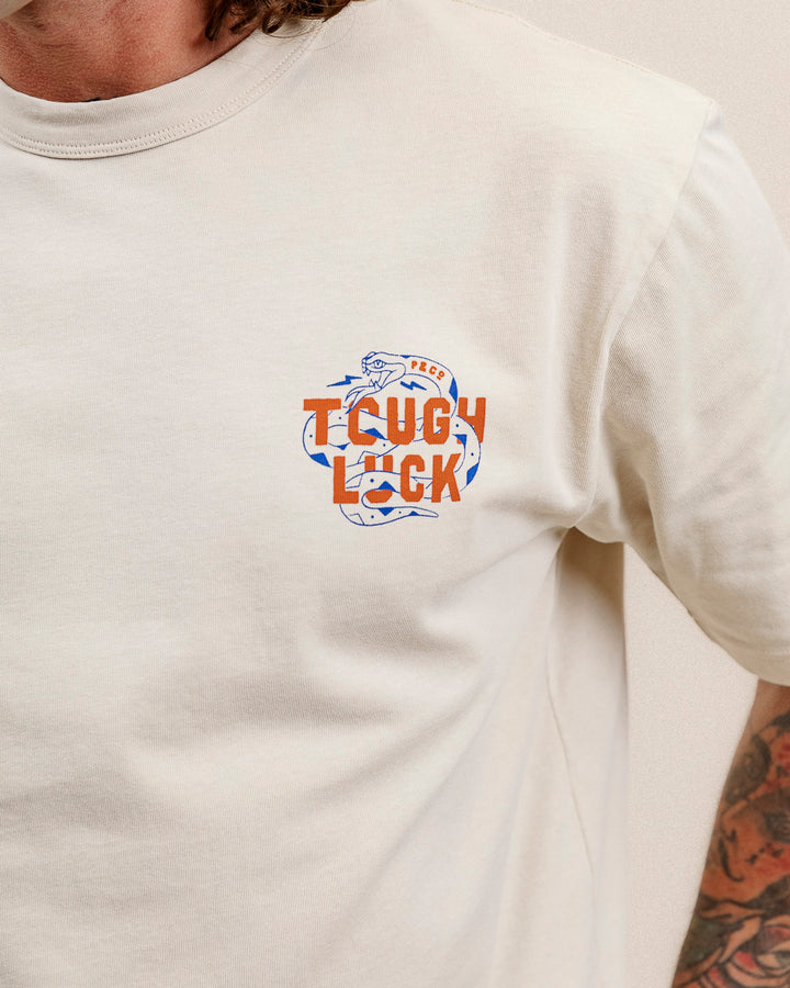 Tough Luck Boxy T-Shirt - Bone