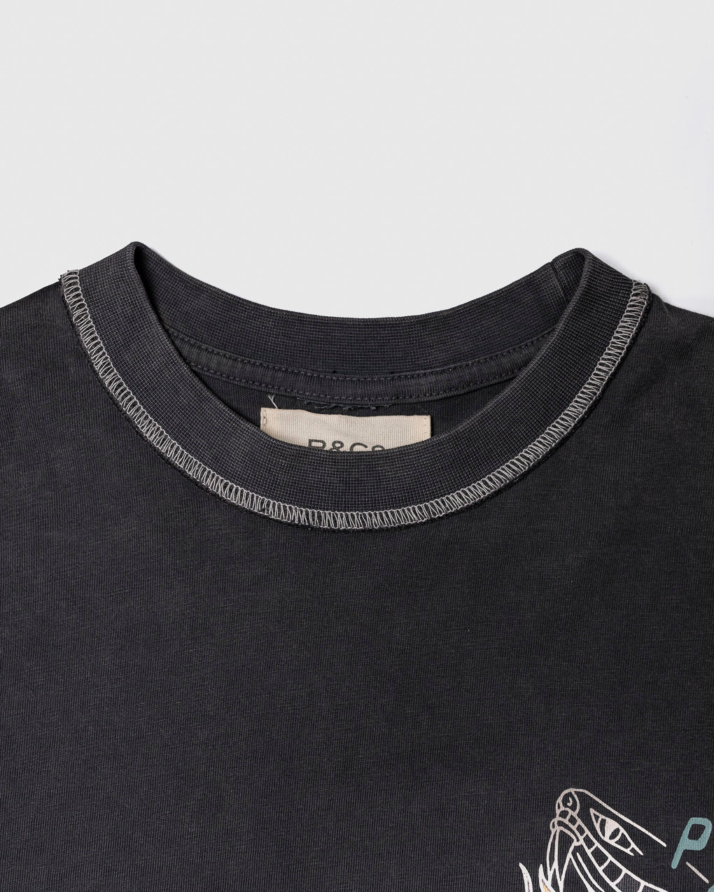 Snakebite Sally's Boxy T-Shirt - Acid Wash