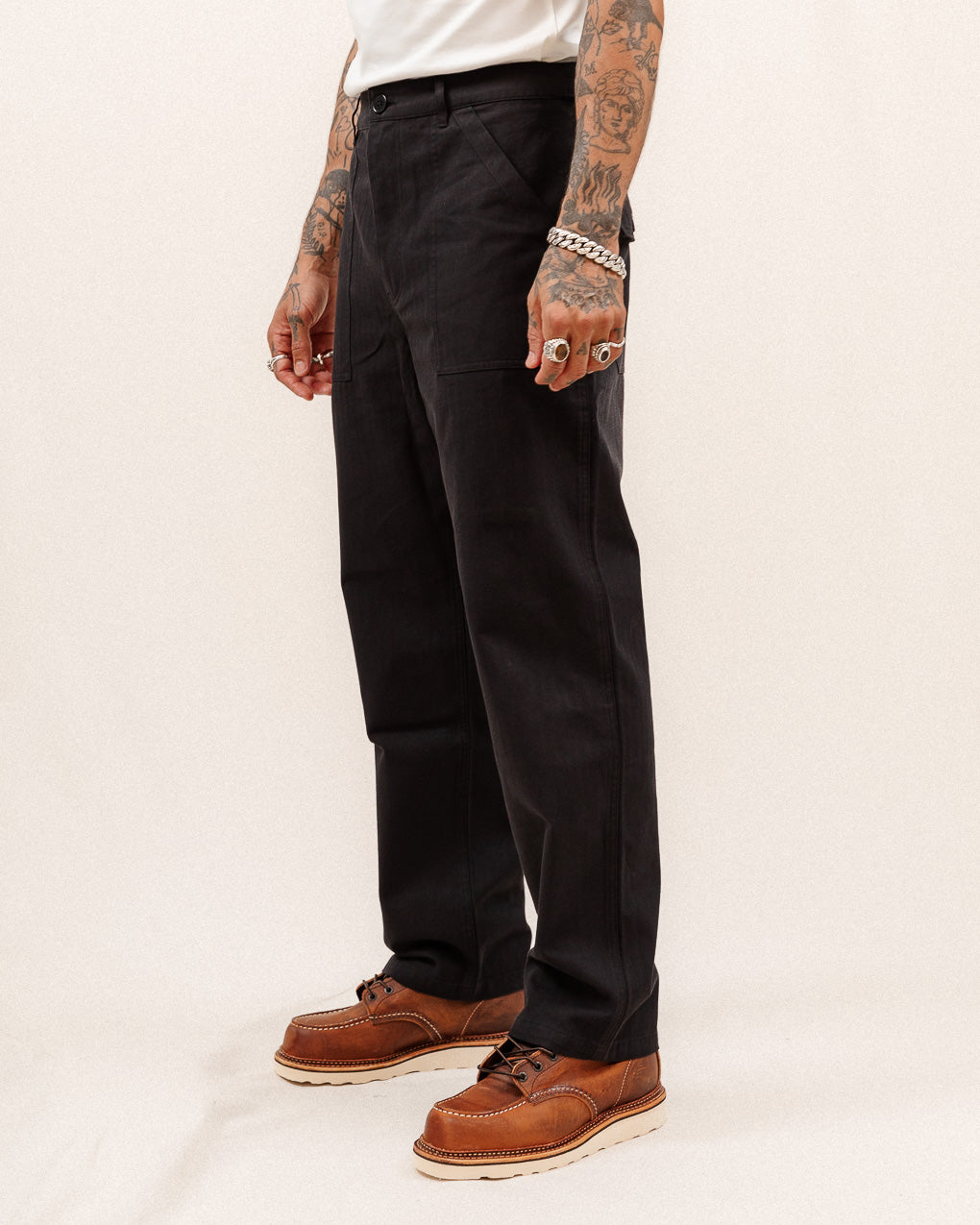 304 Service Fatigue Pants - Black