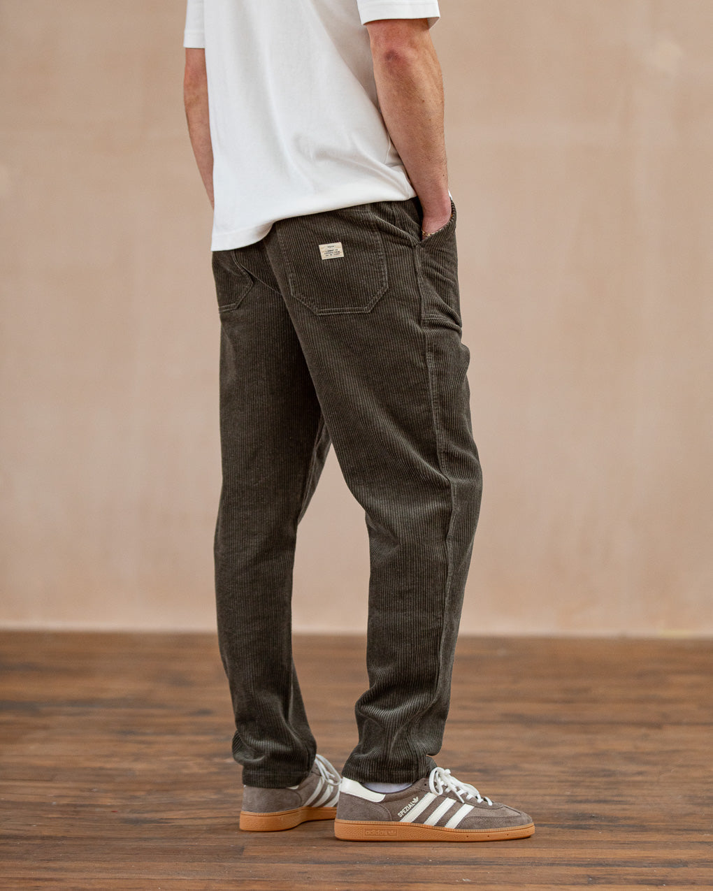 Cord Service Fatigue Pants - Woodland Green