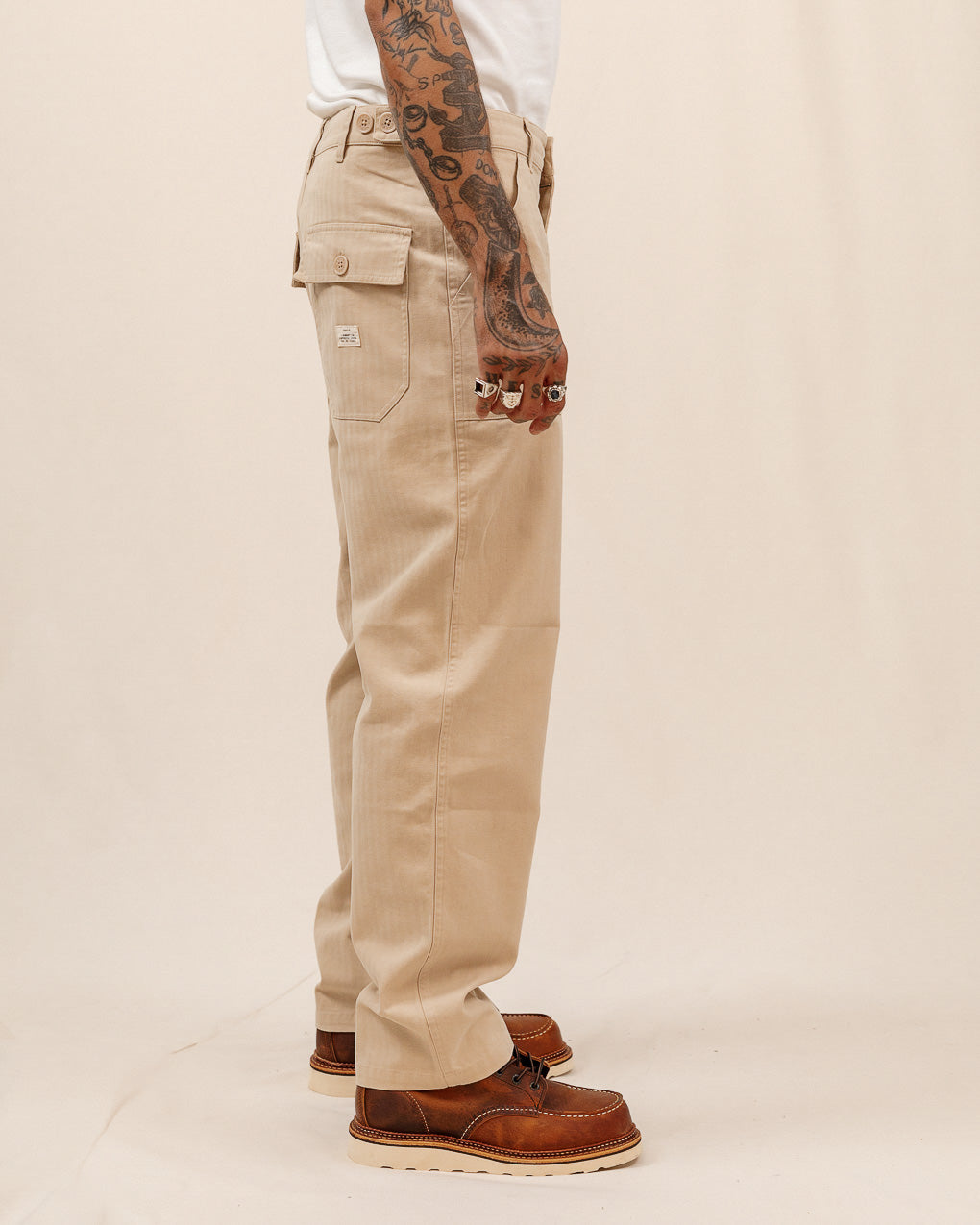 304 Service Fatigue Pants - Stone