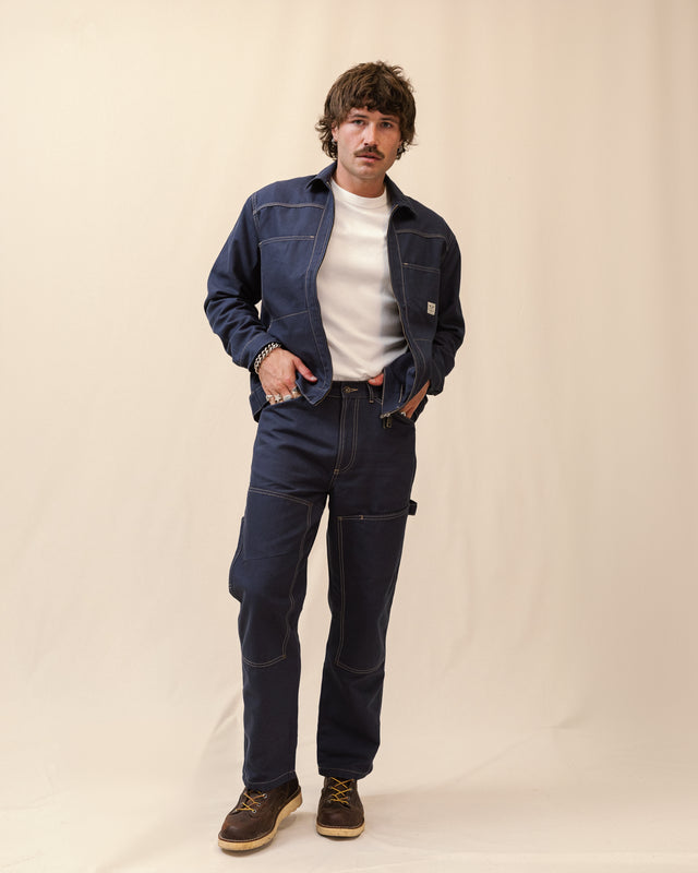 Garage Double Knee Pants - Navy