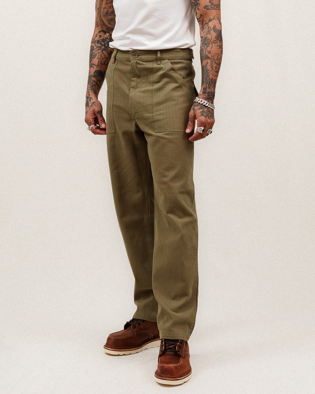 304 Service Fatigue Pants - Olive