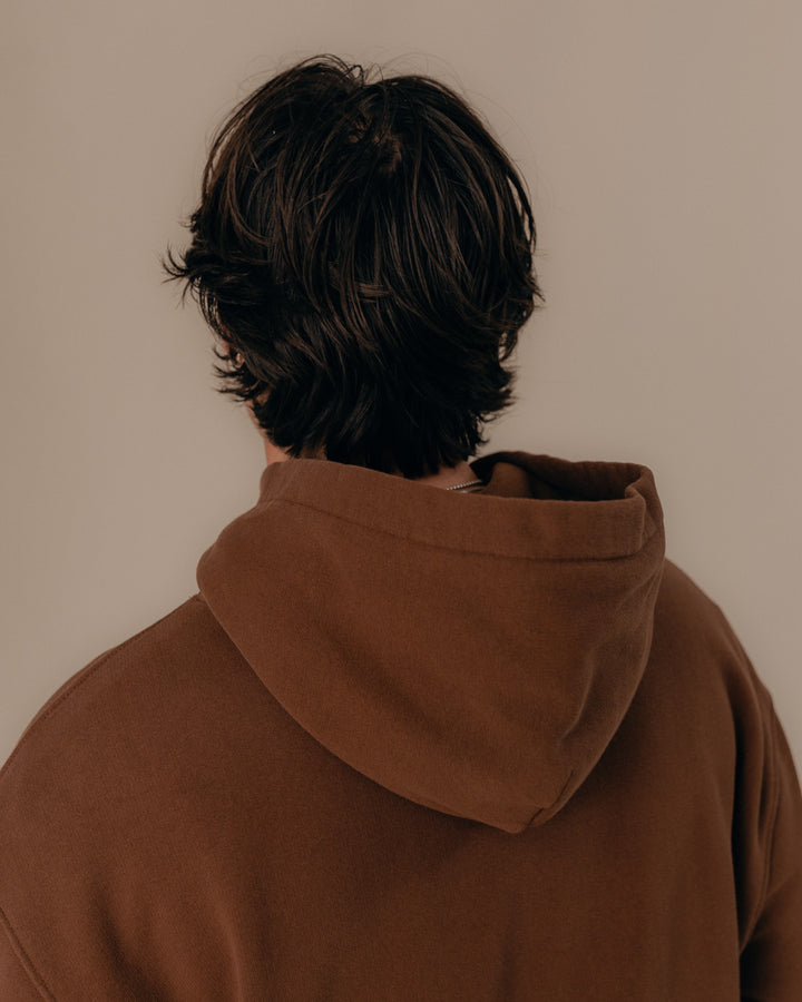 Carver Heavy Workwear Hoodie - Cocoa Brown