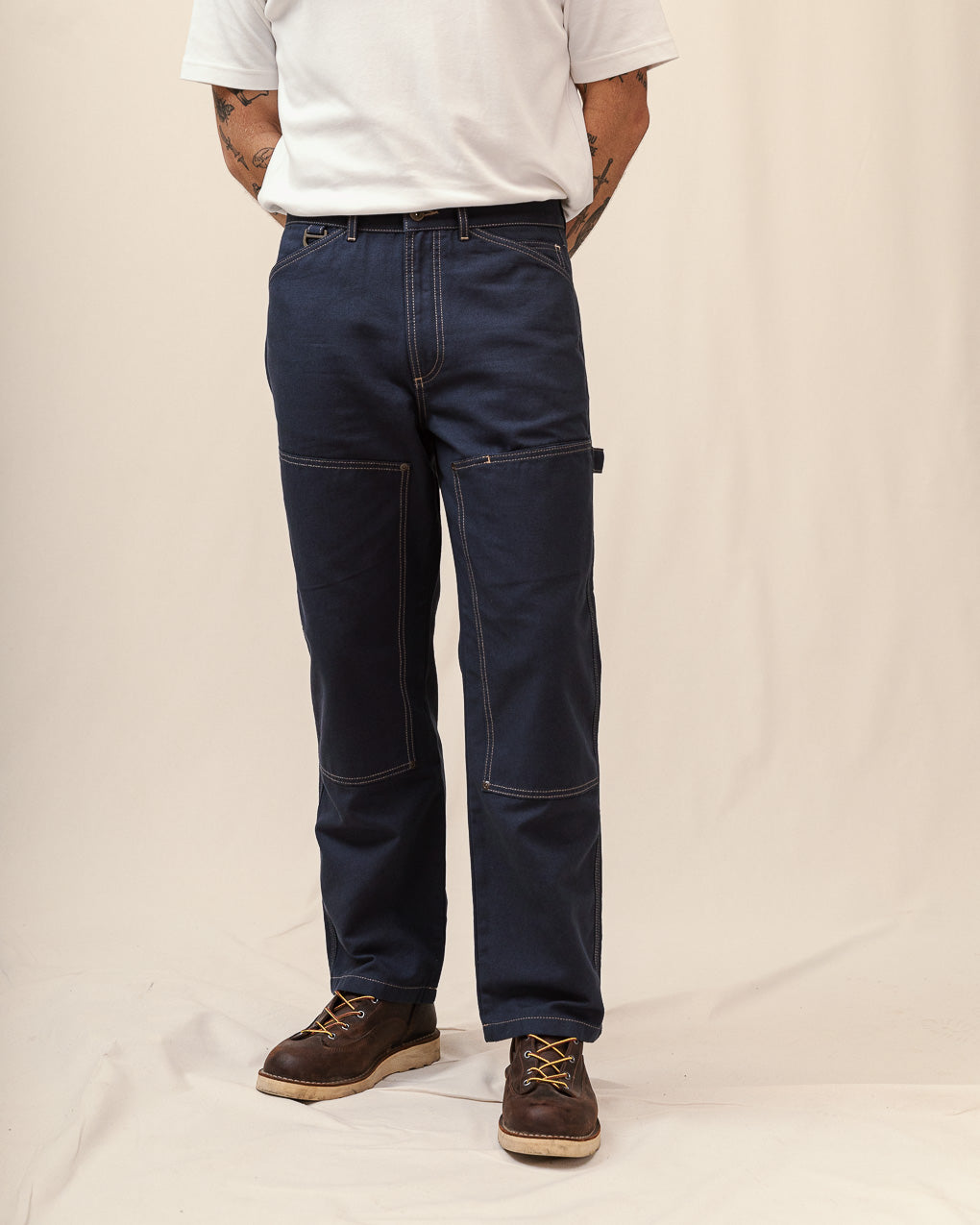 Garage Double Knee Pants - Navy