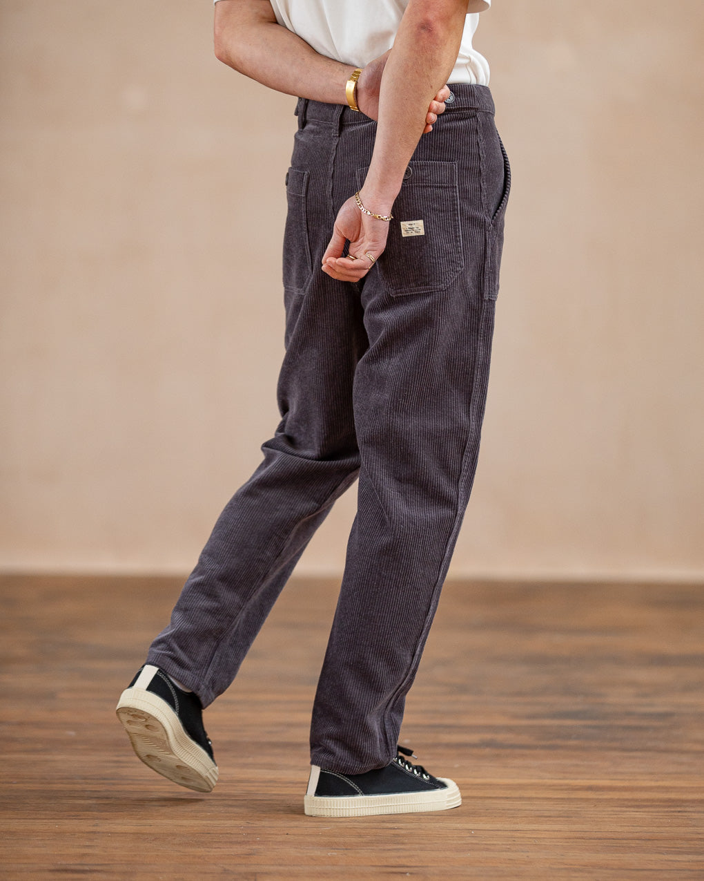 Cord Service Fatigue Pants - Slate Grey