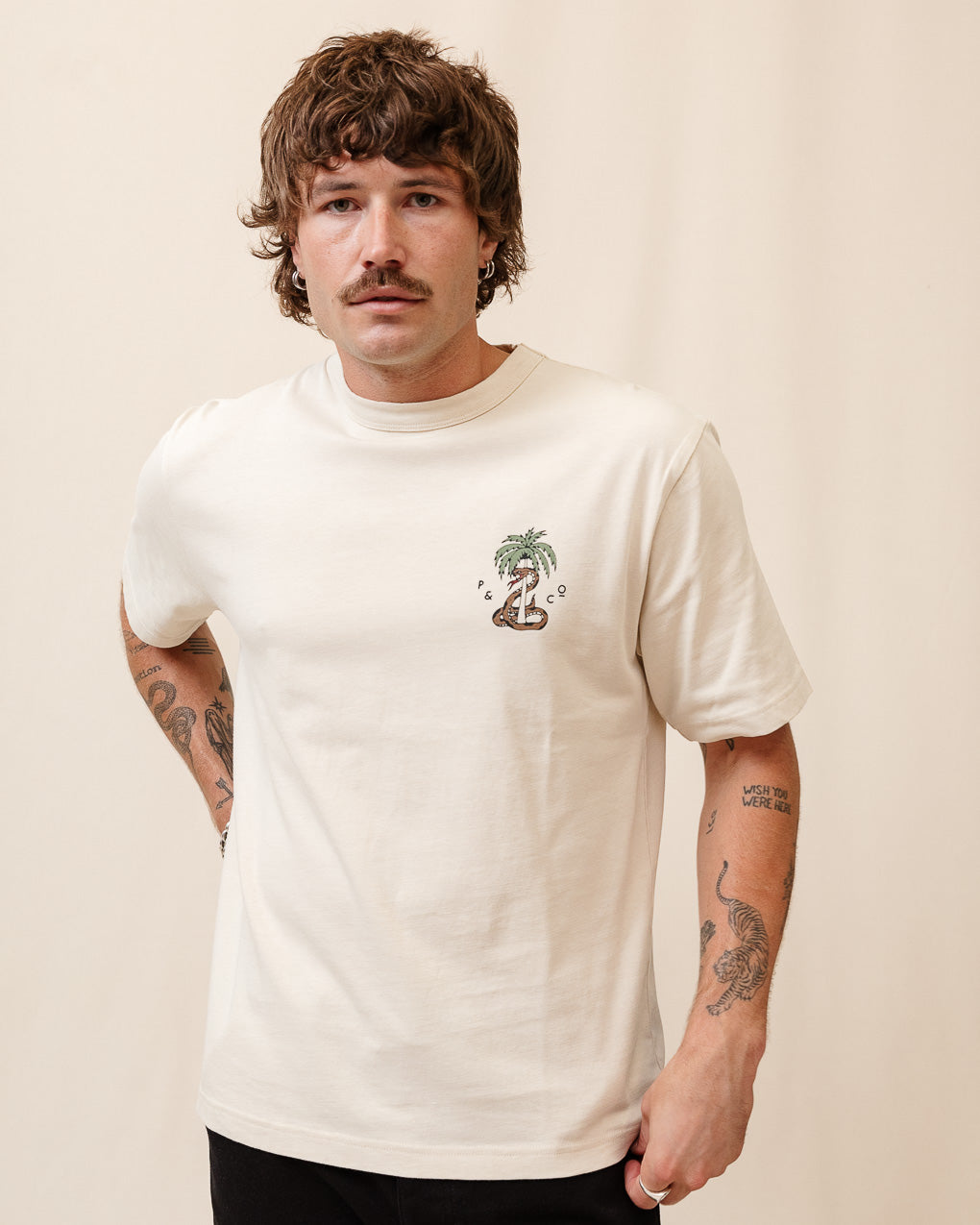 Slow Life T-Shirt - Bone