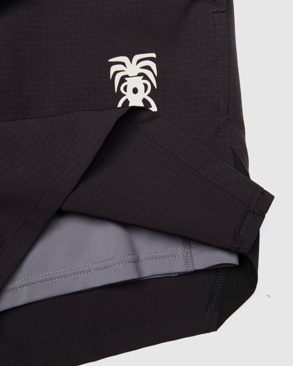 Tropics 2-in-1 Trail Short - Black & Slate