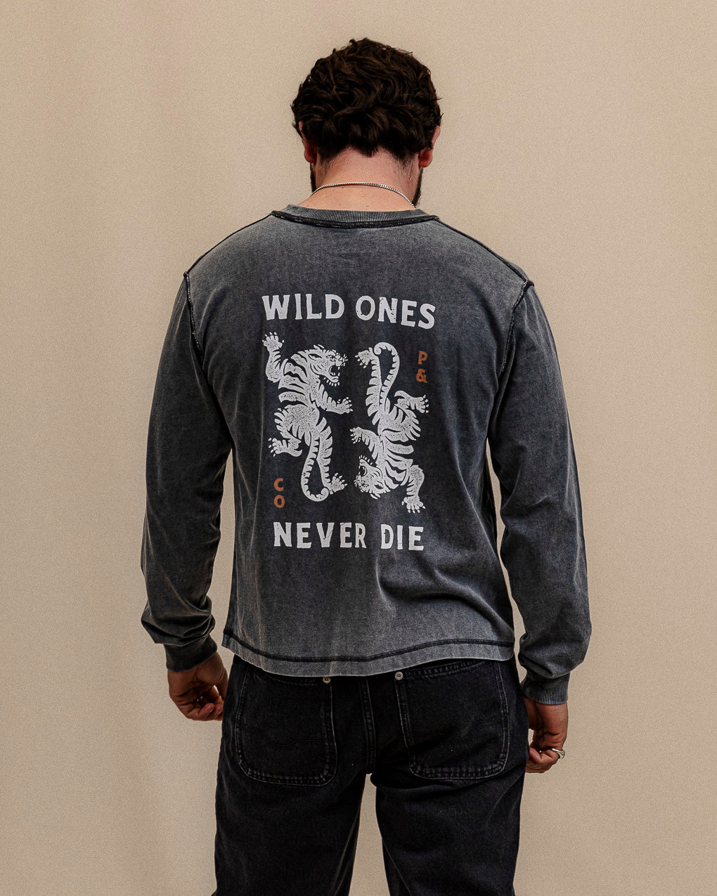 Wild Ones Boxy Longsleeve - Acid Wash