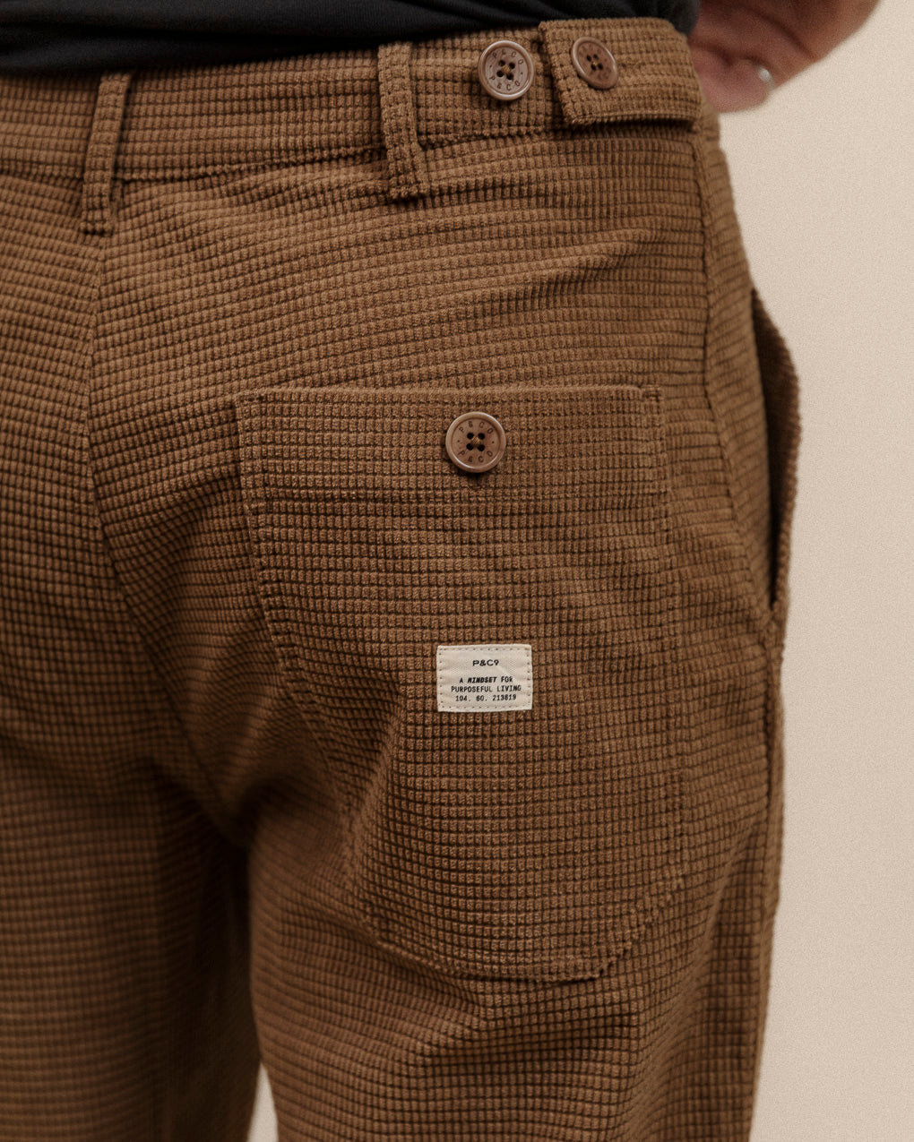 304 Waffle Cord Service Fatigue Pants - Biscuit