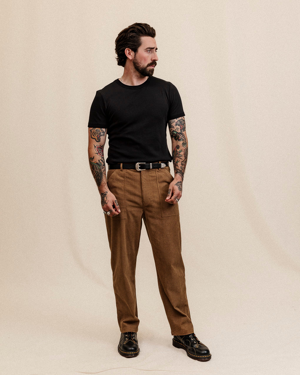 304 Waffle Cord Service Fatigue Pants - Biscuit