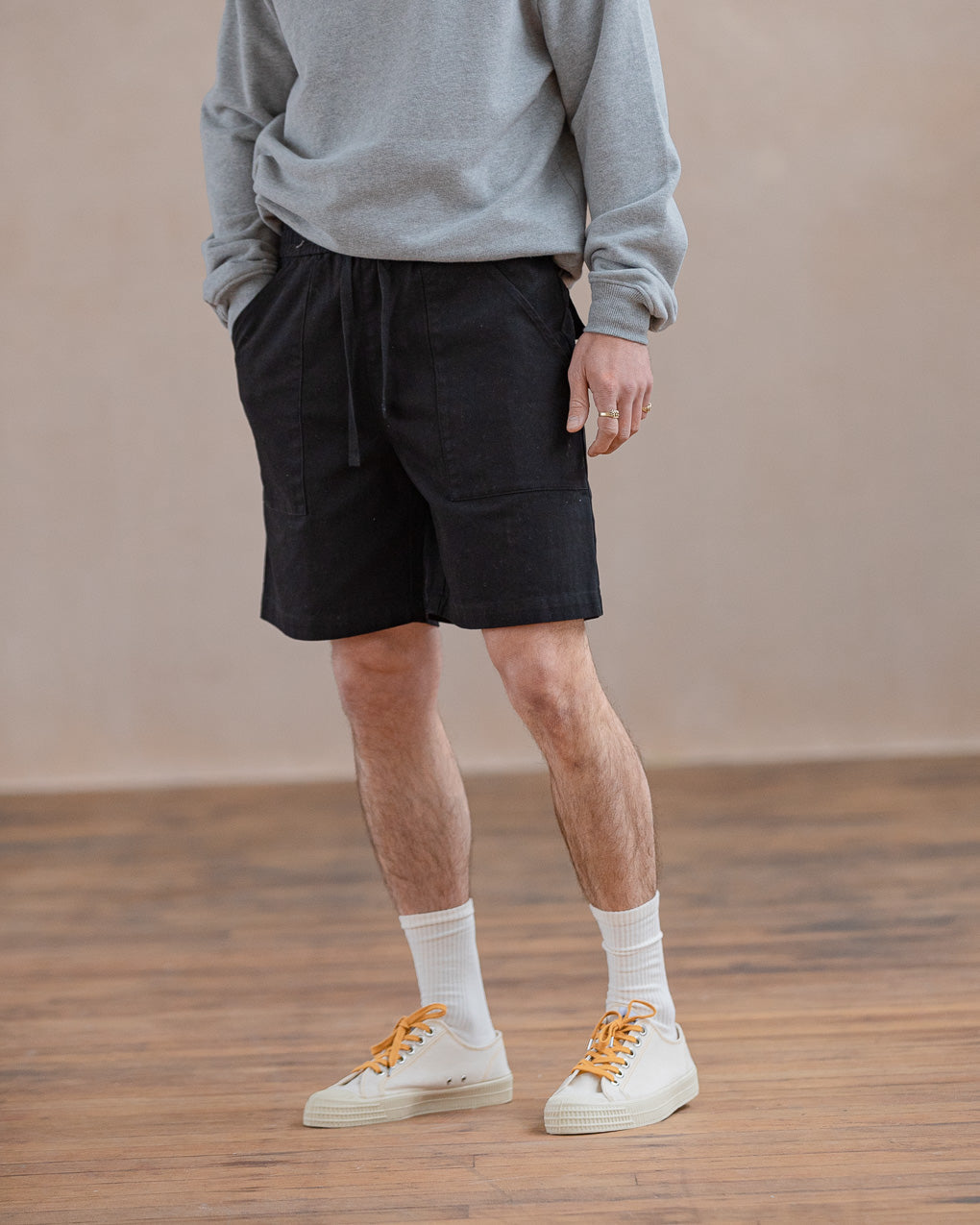 Service Fatigue Shorts - Washed Black