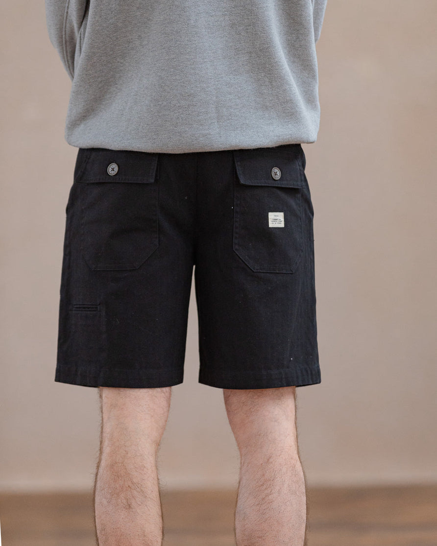 Service Fatigue Shorts - Washed Black