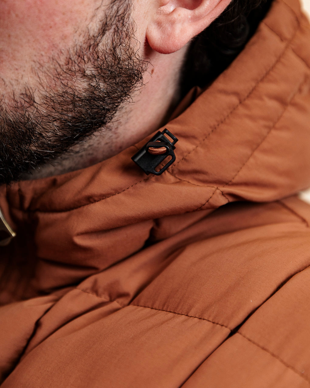 Powell Quilted Puffer Jacket - Rust