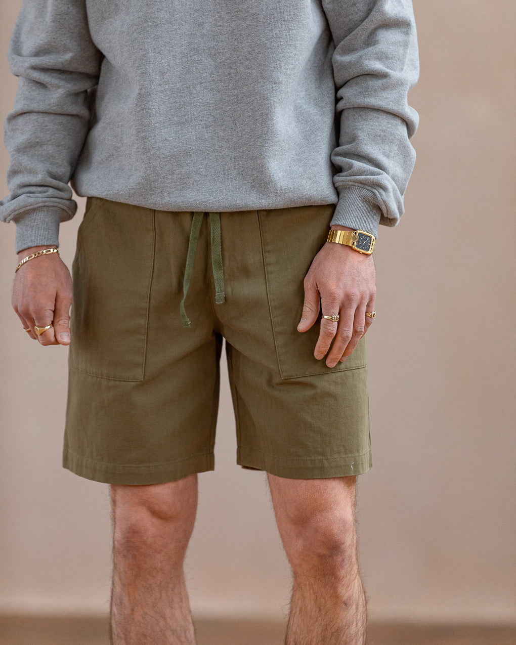 Service Fatigue Shorts - Olive