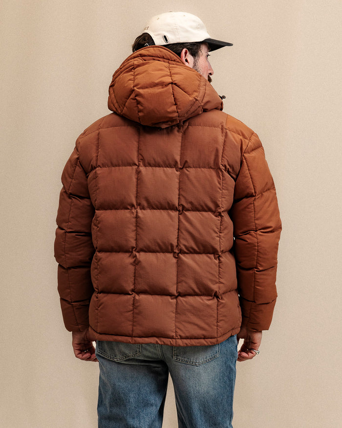 Powell Quilted Puffer Jacket - Rust