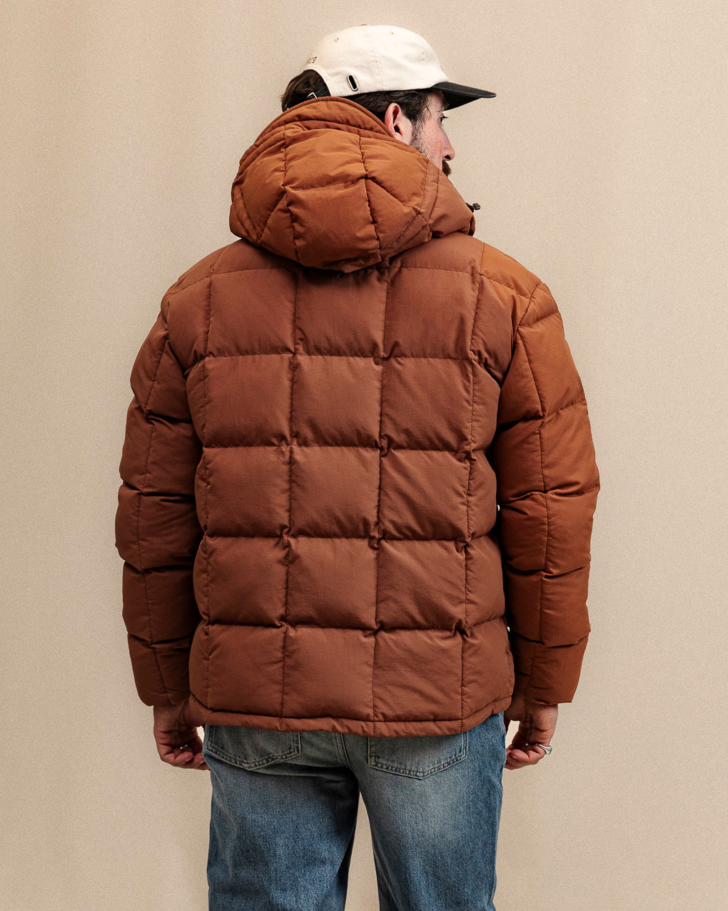 Powell Quilted Puffer Jacket - Rust