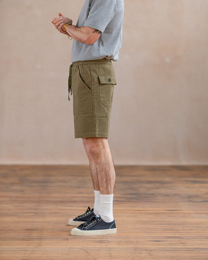 304 Service Fatigue Shorts - Olive