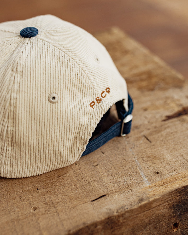 Genuine Parts Corduroy 5 Panel - Blue / Stone