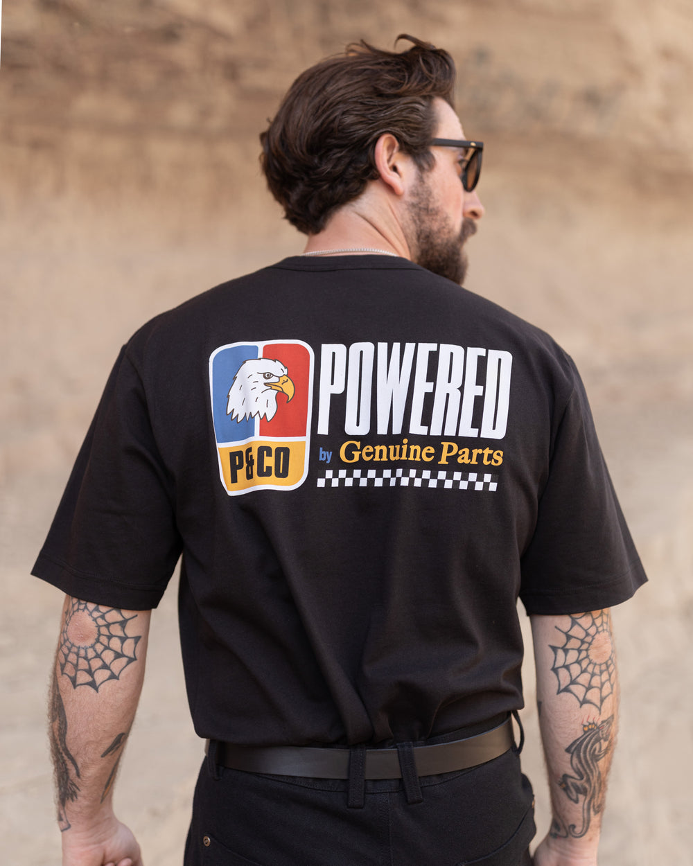 Powered T-Shirt - Washed Black