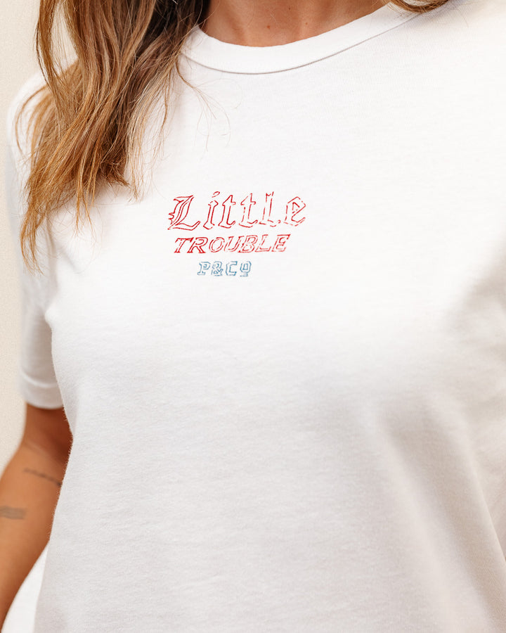 Little Trouble T-Shirt - Off White