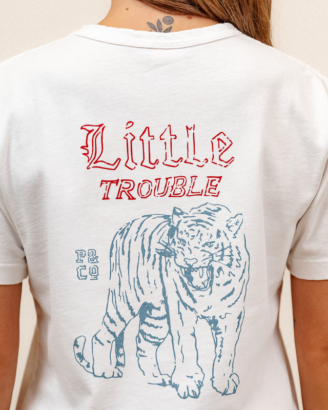 Little Trouble T-Shirt - Off White