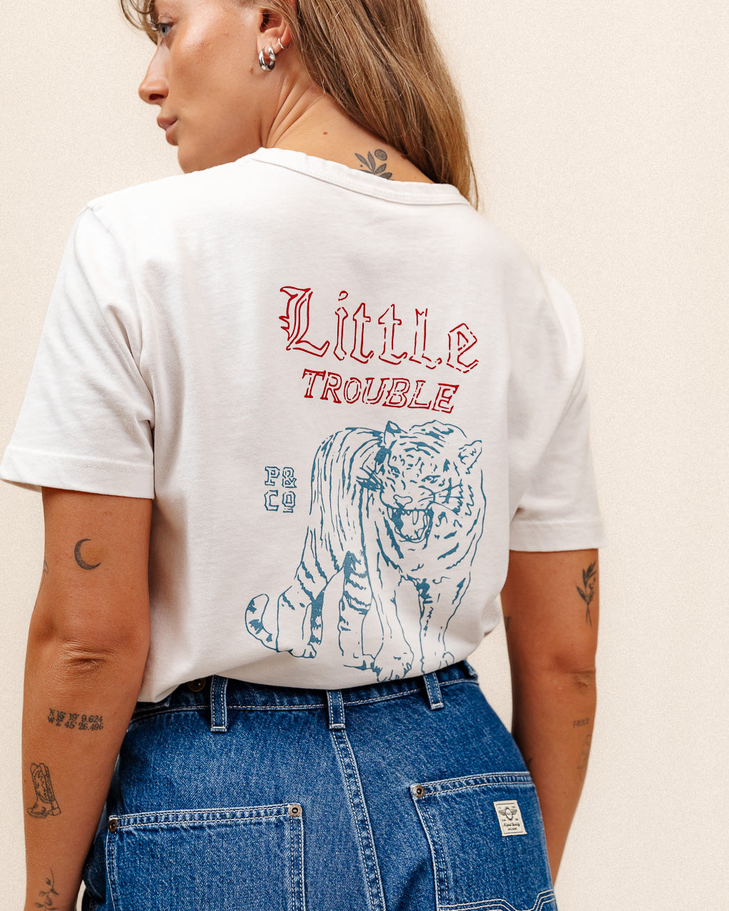 Little Trouble T-Shirt - Off White