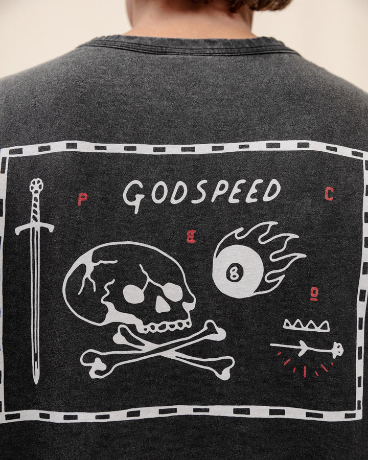 Godspeed Boxy T-Shirt - Acid Wash