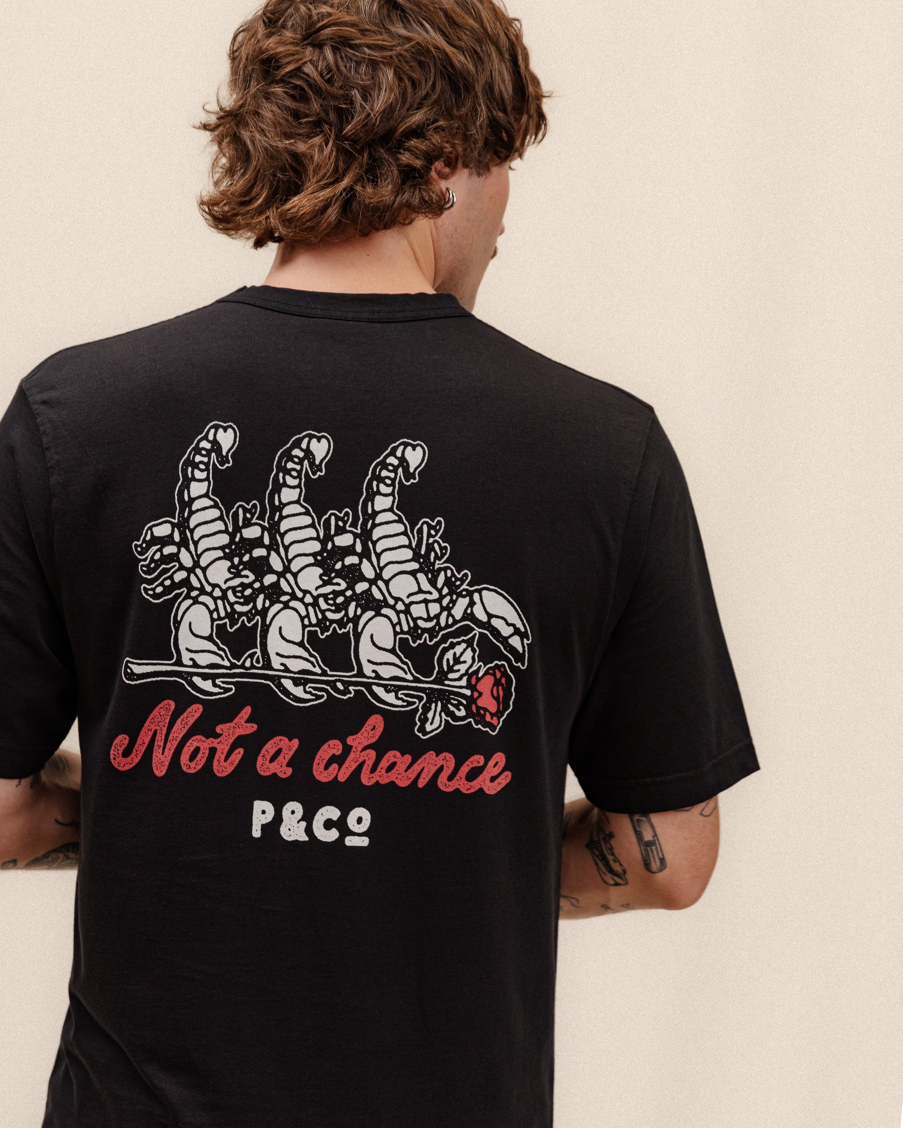 Not A Chance T-Shirt - Washed Black