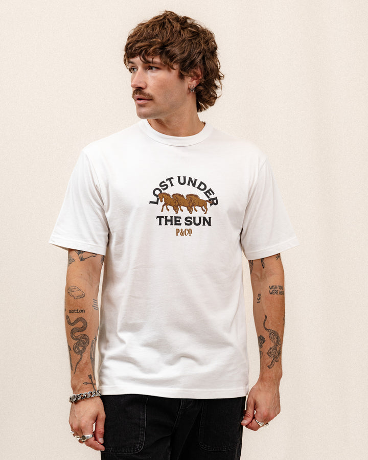 Lost Under The Sun T-Shirt - Off White