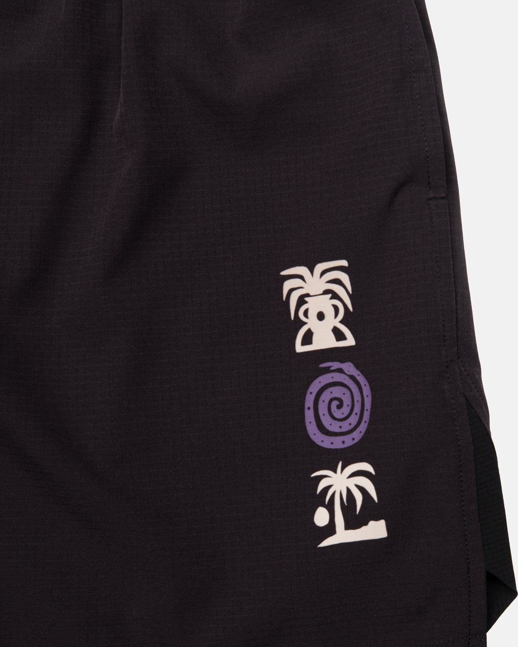 Tropics 2-in-1 Trail Short - Black & Slate