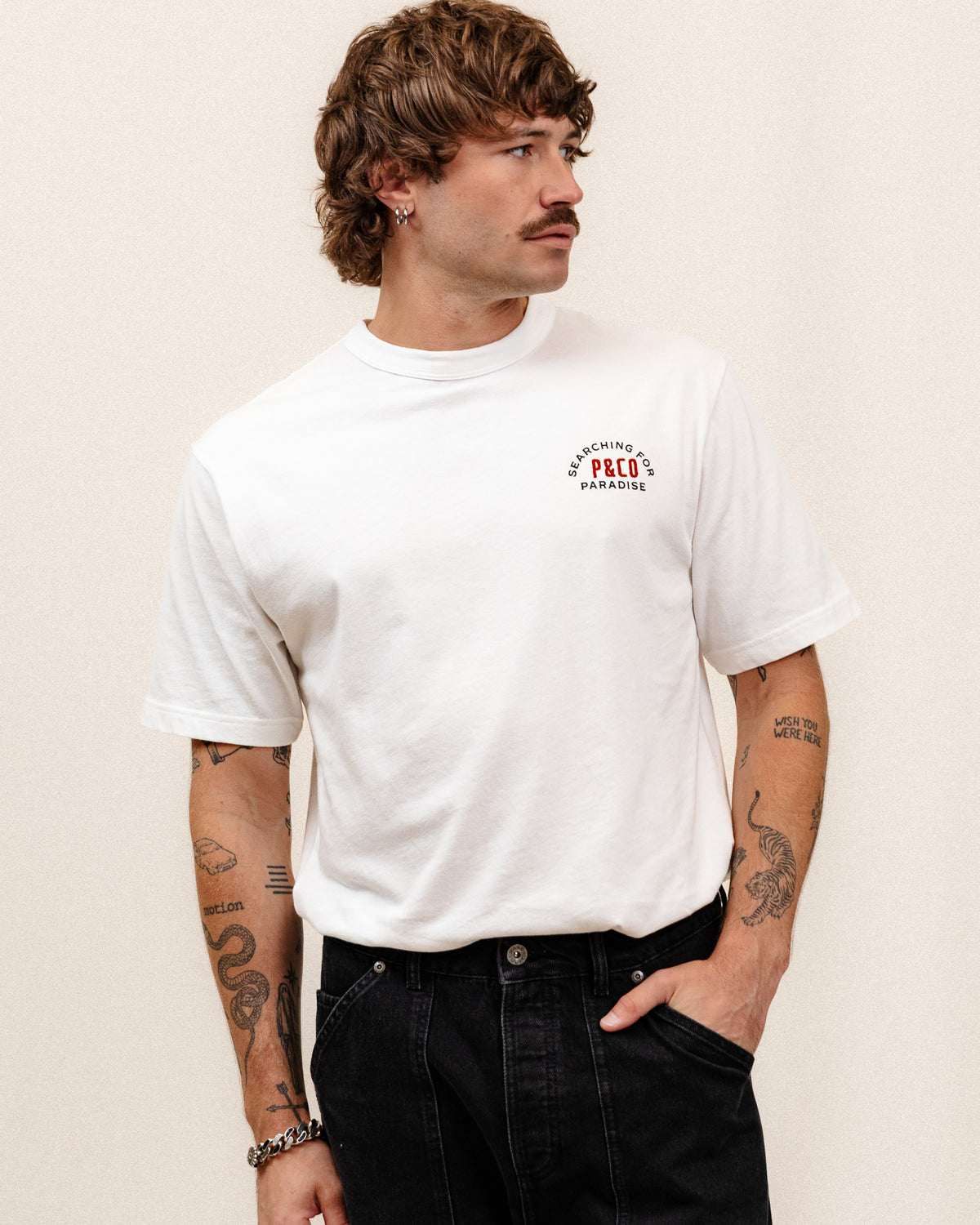 Searching For Paradise T-Shirt - Off White