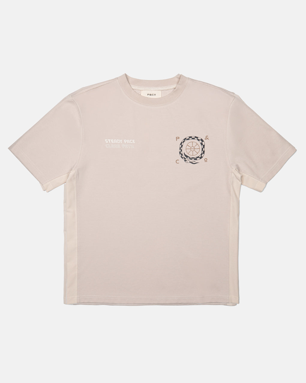 Steady Pace Trail T-Shirt - Bone