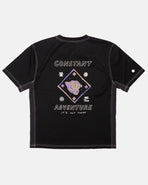 It's Out There Trail T-Shirt - Washed Black