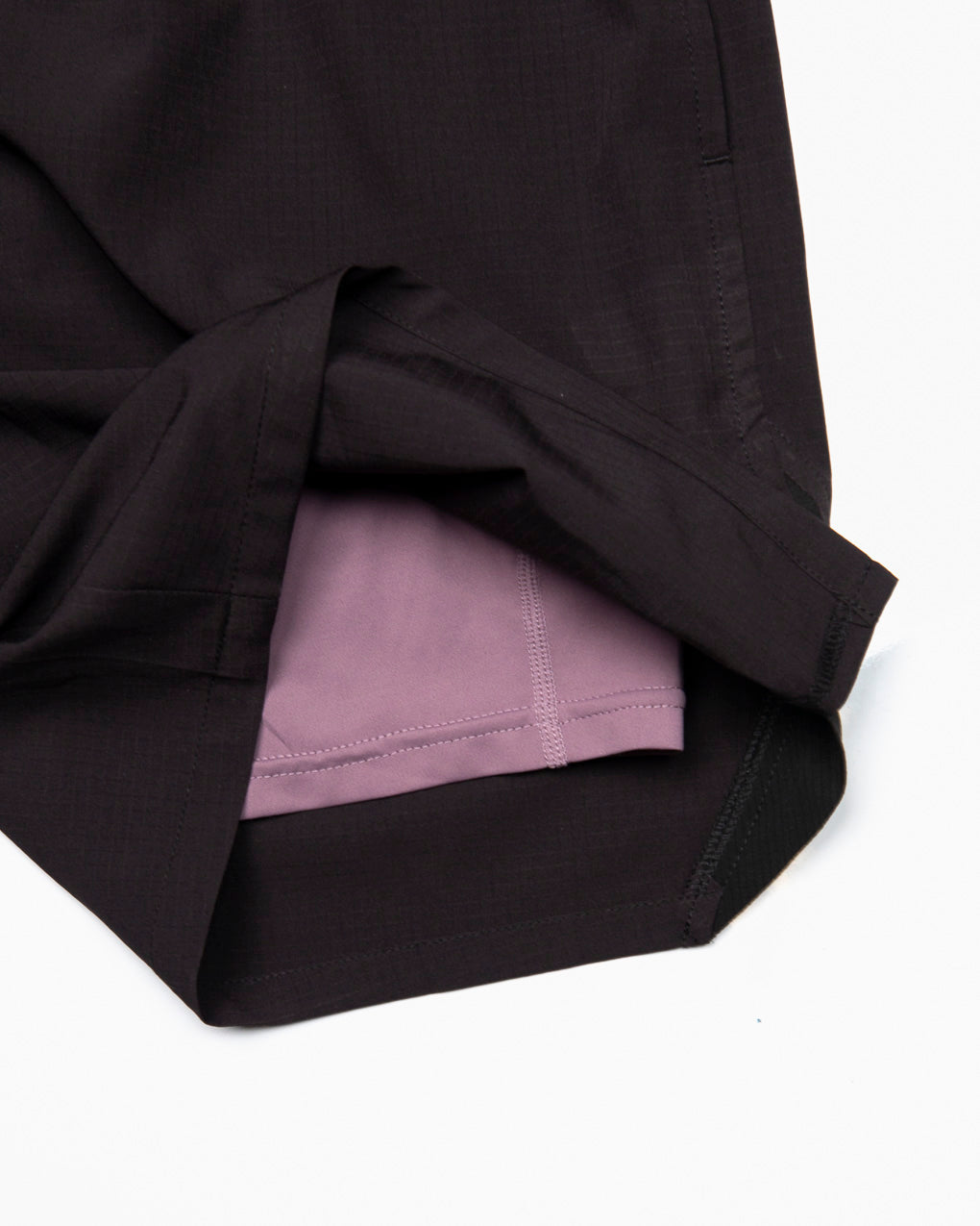 Mindset 2-in-1 Trail Short - Black & Plum