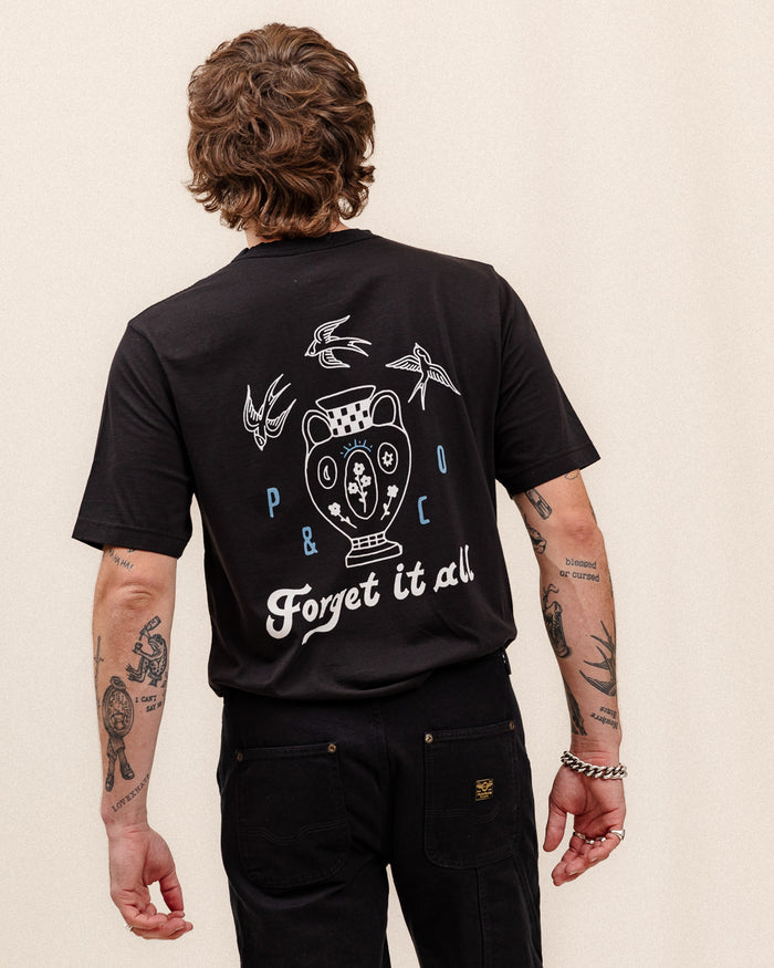 Forget It All T-Shirt - Washed Black