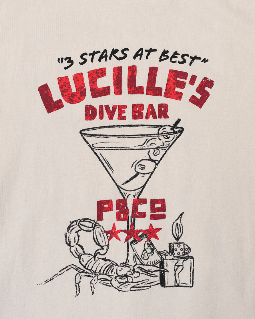 Lucille's Dive Bar T-Shirt - Bone